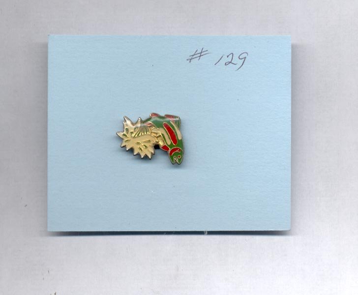 Fish hat (lapel) pin (#129)