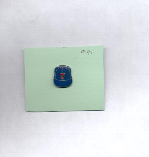 T Blue Cap hat (lapel) pin (#41)