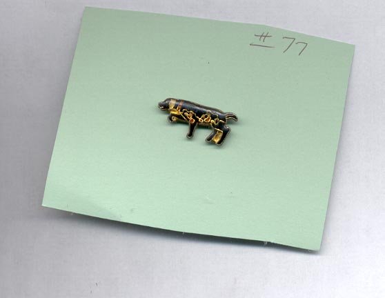 Dog hat (lapel) pin (#77)