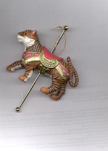 Avon Carousel Ornament- Exotic Tiger
