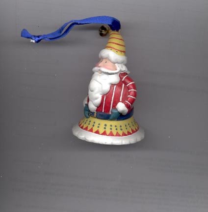 Avon Santa Tune Ornament- Bell