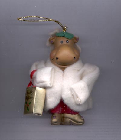 Avon "Deer Ones' Ornament- Mrs. Reindeer