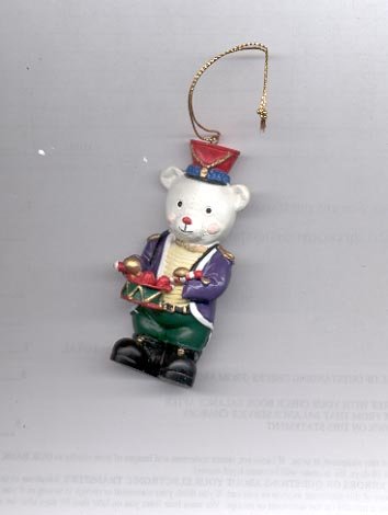 Avon Strike Up the Band Teddy Ornament- Drummer