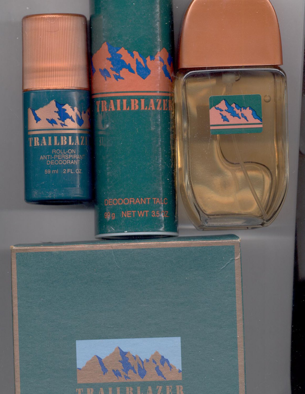avon Trailblazer Cologne, Talc, Deodorant- NOS