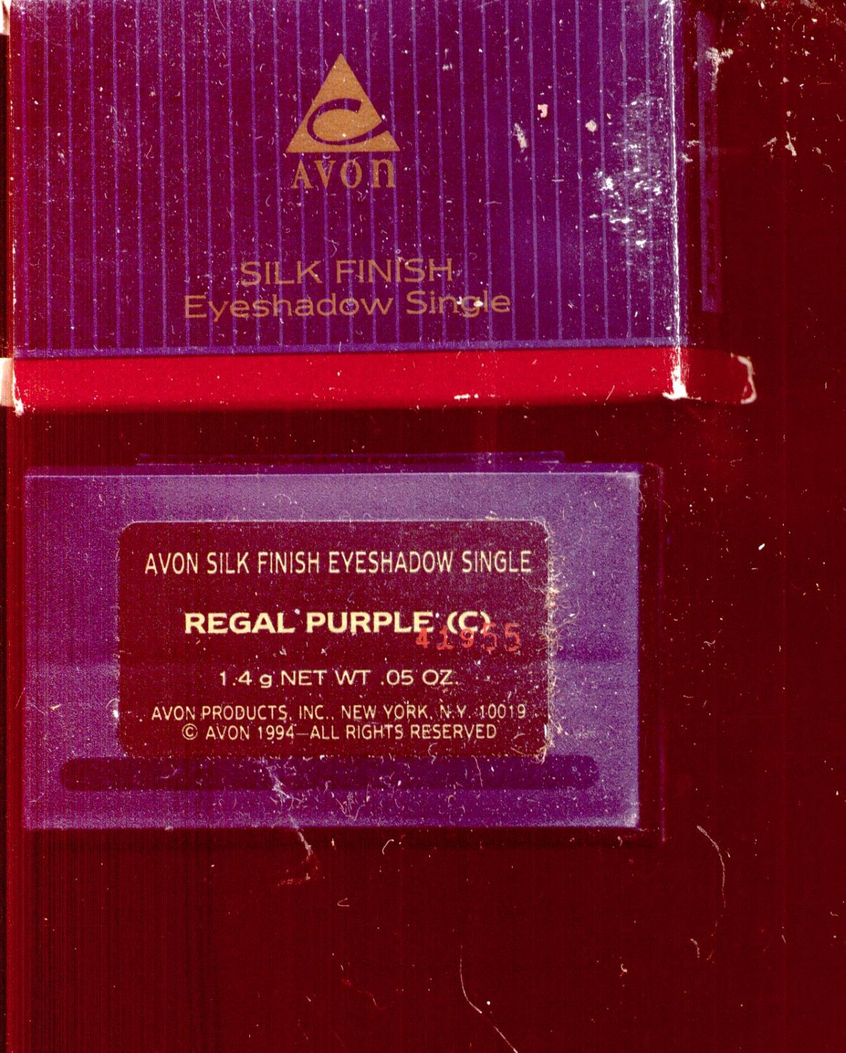 Avon Silk Finish eyeshadow single- Regal Purple- NOS