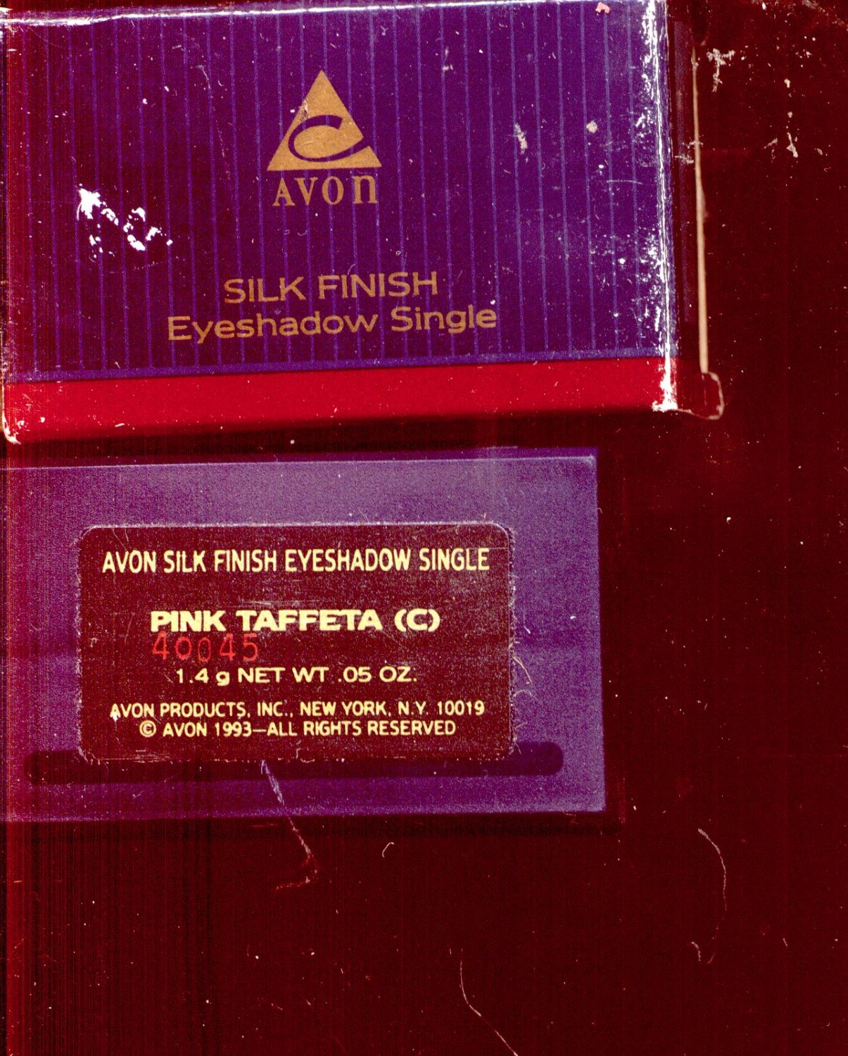 Avon Silk Finish eyeshadow single- Pink Taffeta- NOS