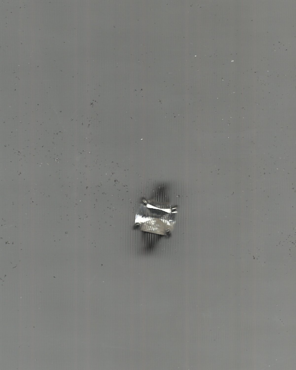 Avon Sterling Silver radiant CZ ring- Size 7