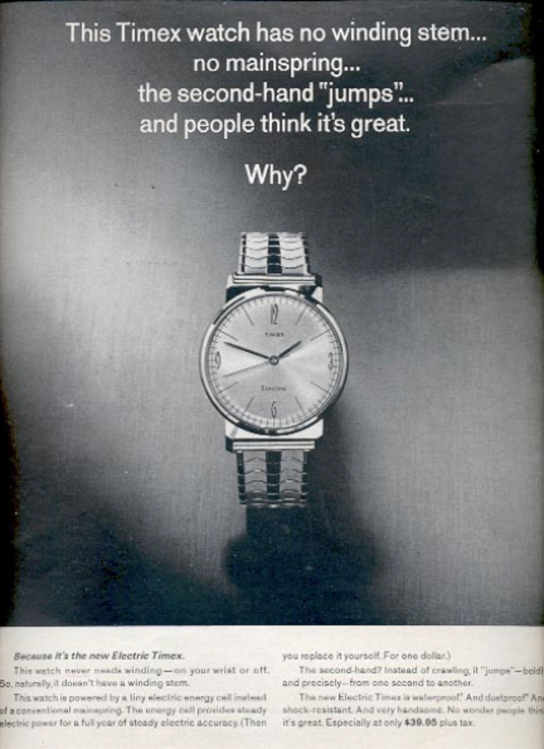 1964 The Electric Timex watch ad (#5391)