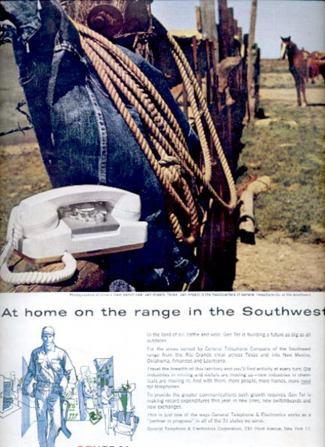 1961 General Telephone & Electronics ad (#5411)