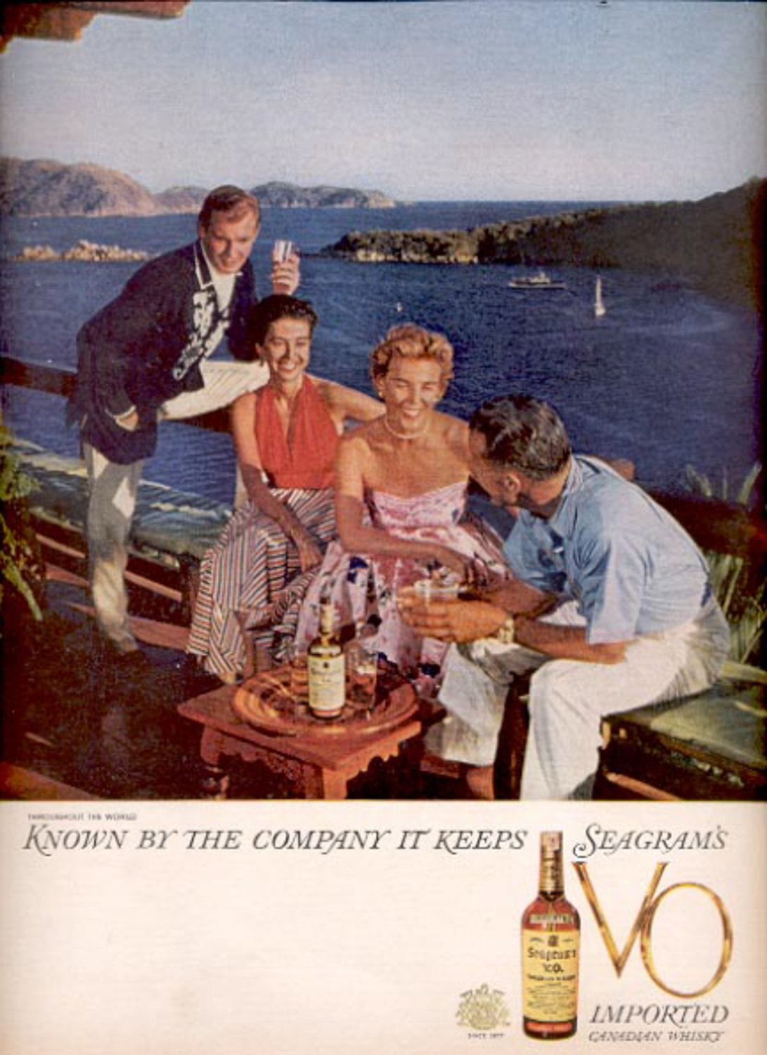 1960 Seagram's V.O. Canadian Whisky ad (#5494)