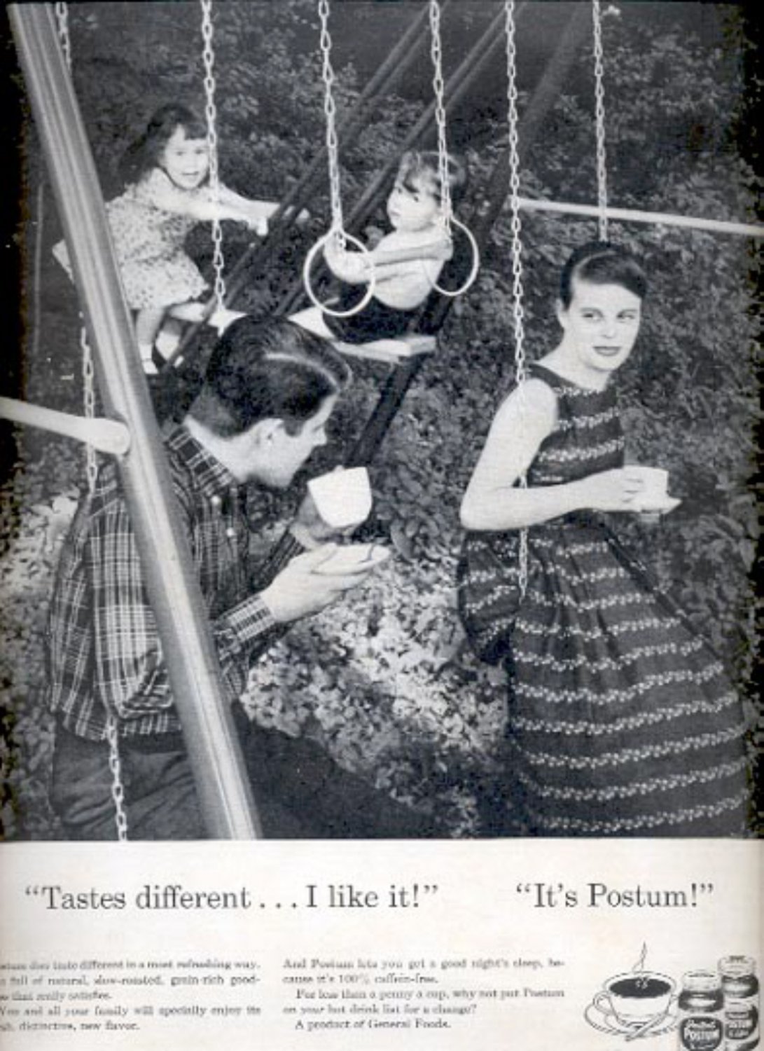 1957 Instant Postum hot drink ad (# 4926)