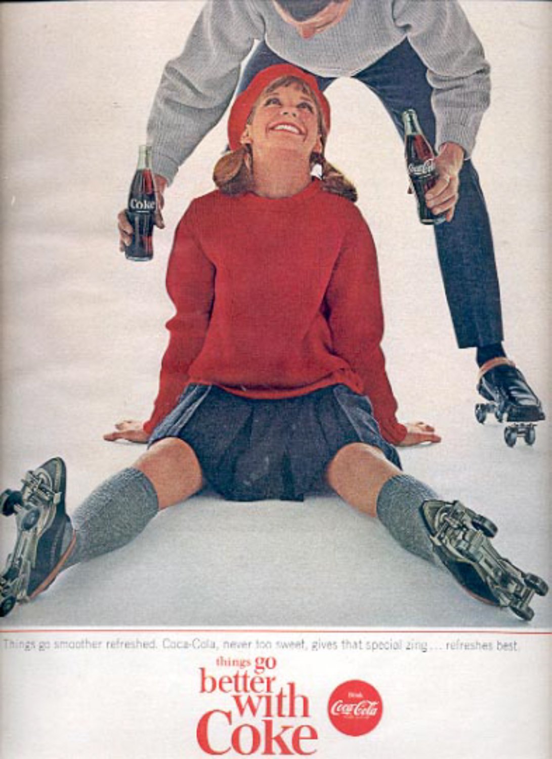 1964 things go better with Coke- Coca-Cola ad (# 4868)