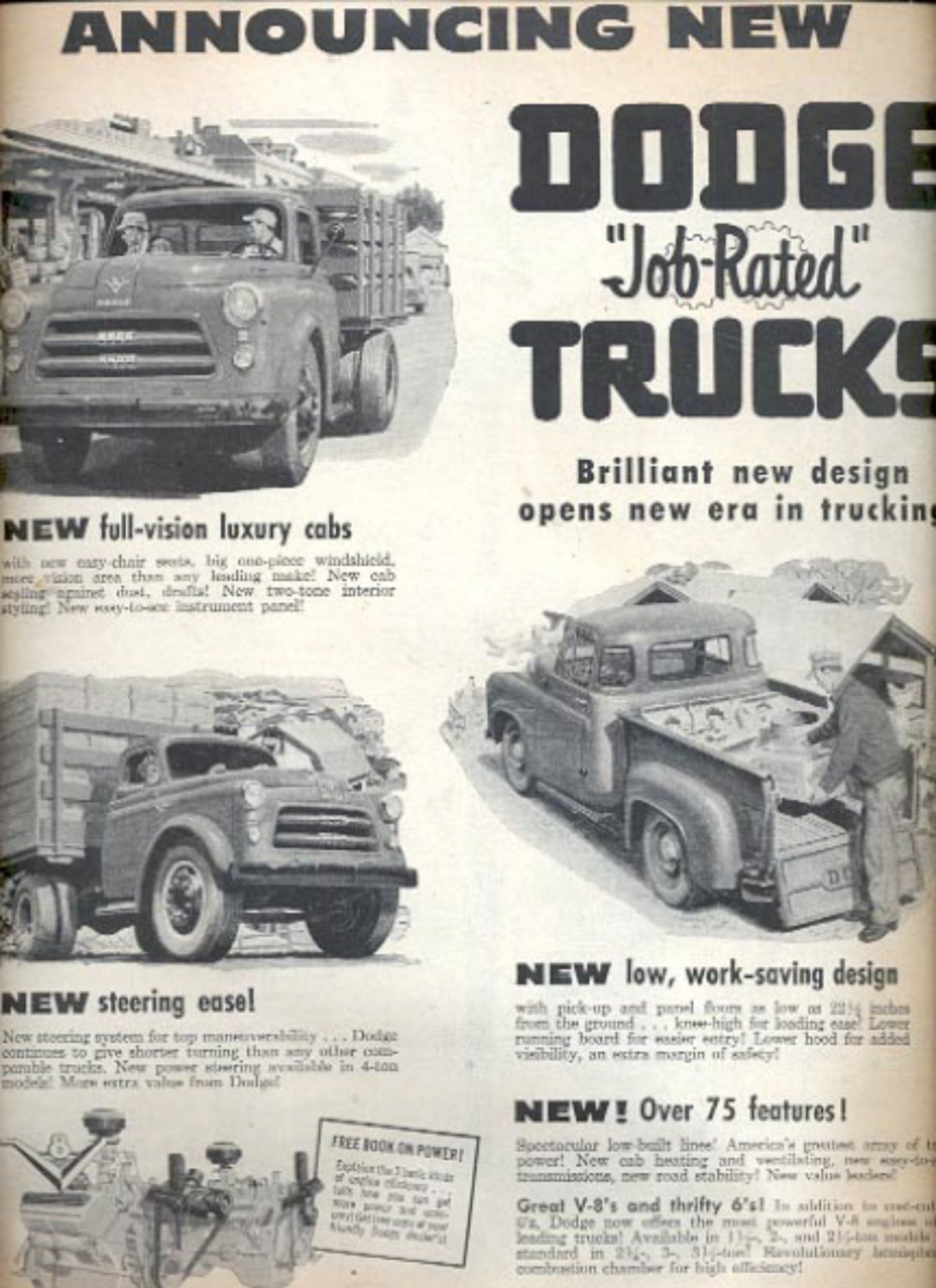 Nov. 1953 Dodge Trucks ad (#5590)