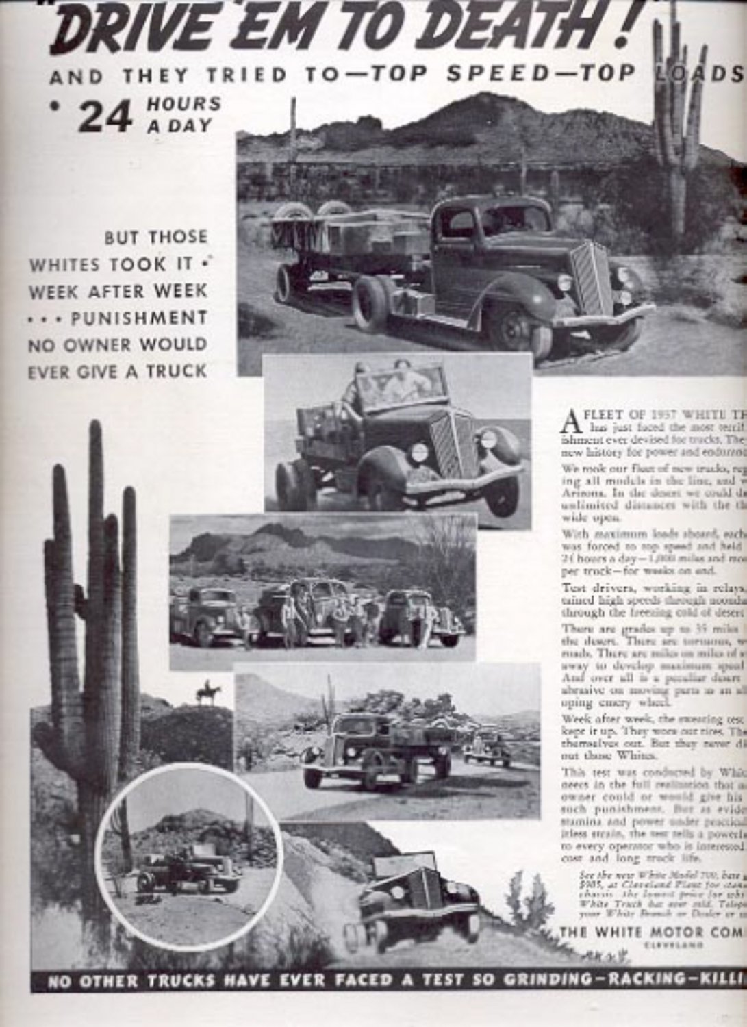 1937 The White Motor Company ad (# 5107)
