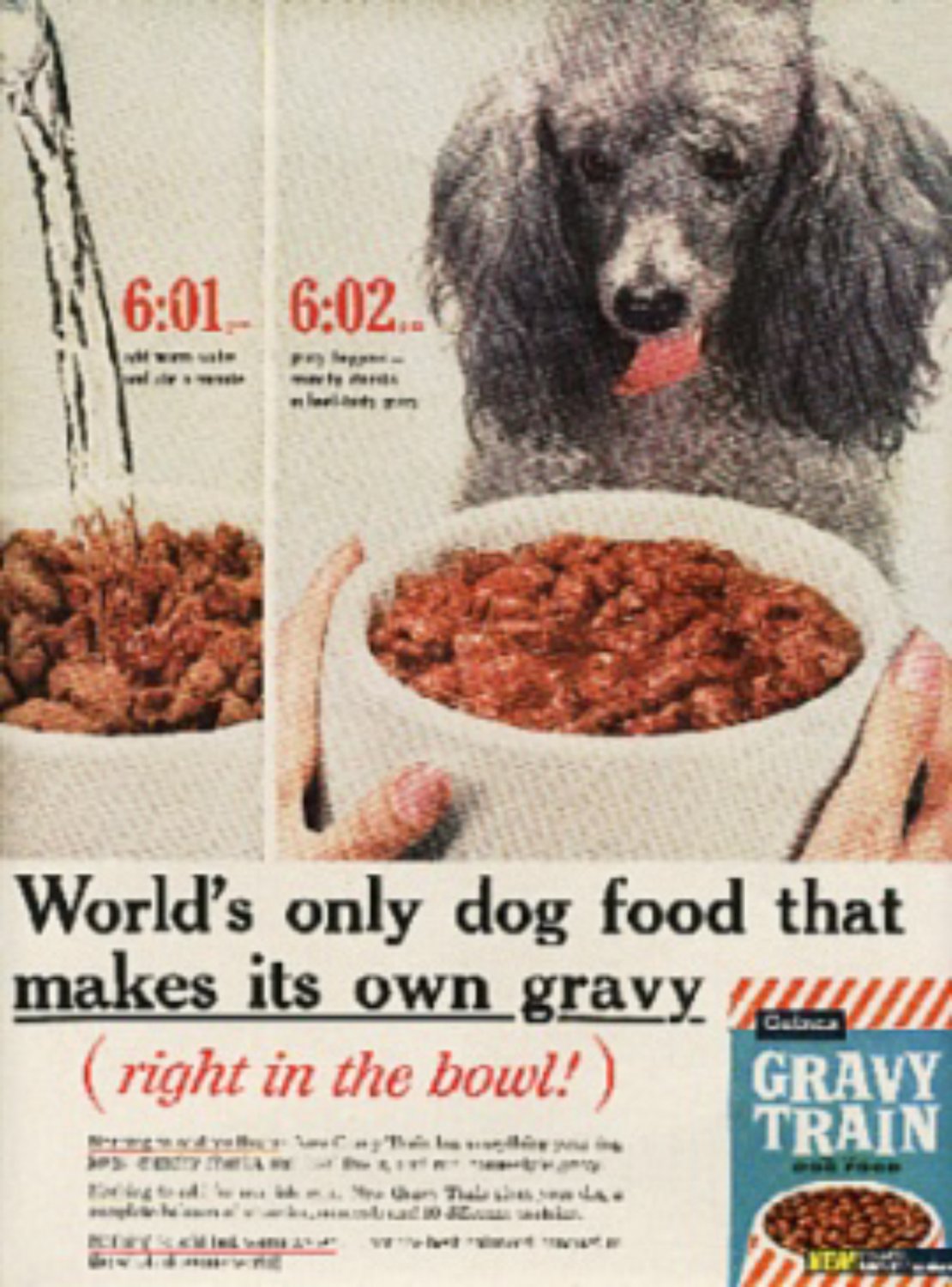 1960 Gravy Trrain Dog Food ad ( 756)