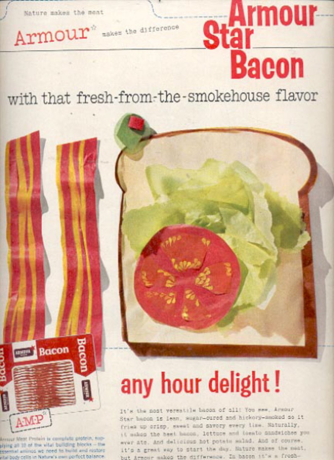 1960 Armour Star Bacon ad (#5425)