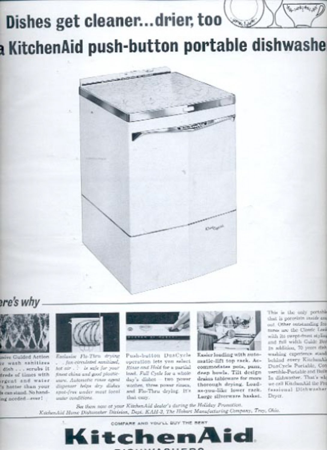 1963 KitchenAid Dishwashers ad (# 5338)