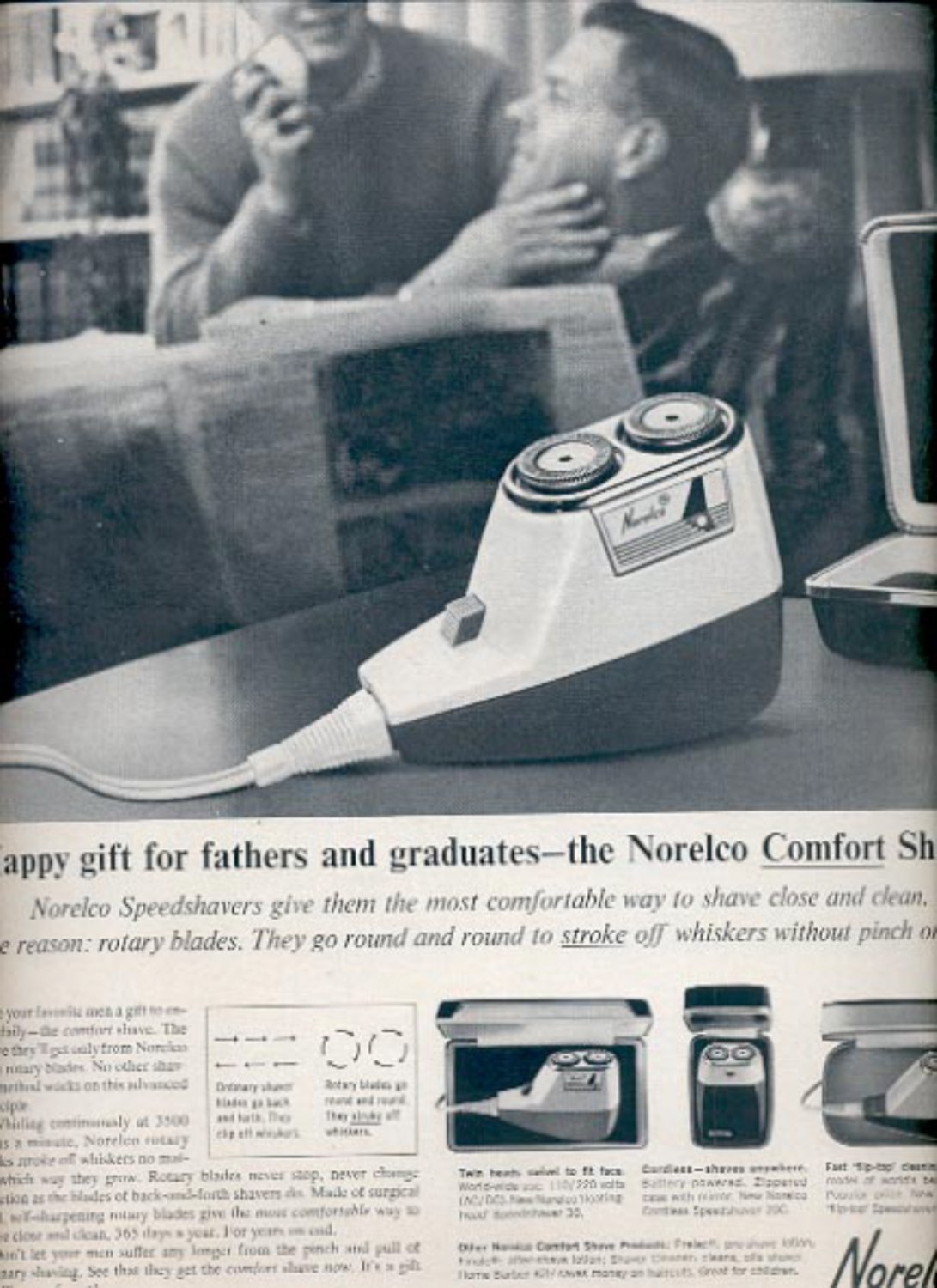 1964 Norelco Speedshaver ad (#5407)