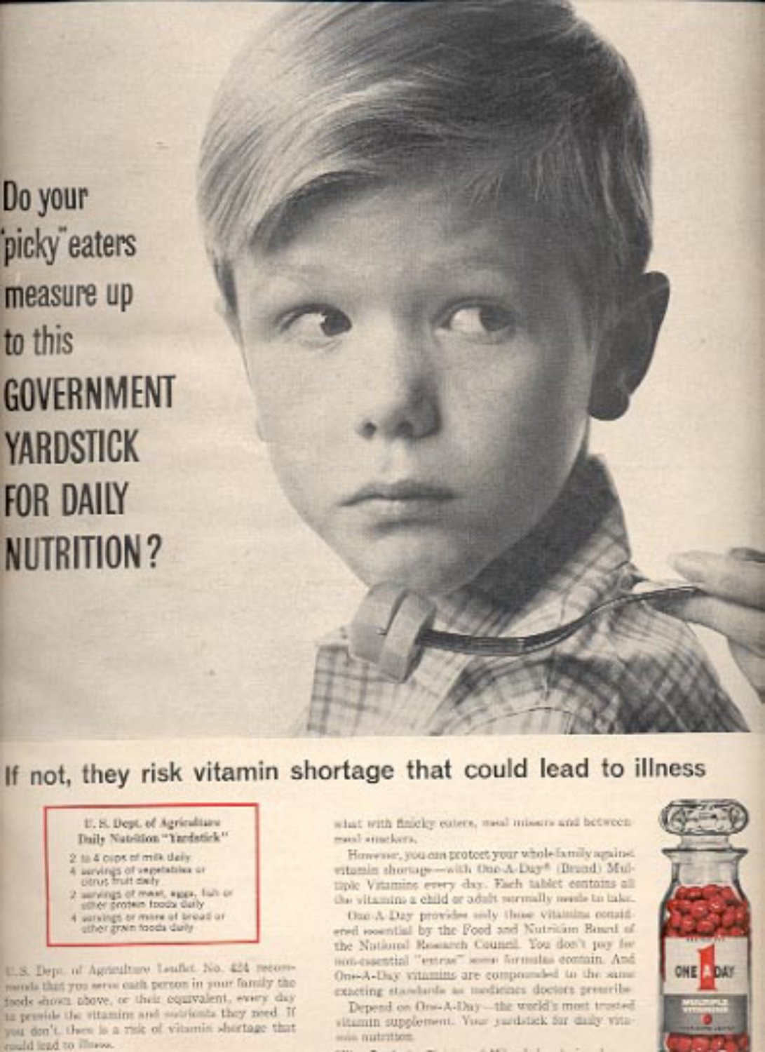 1964 One A Day Multiple Vitamins ad (# 4875)