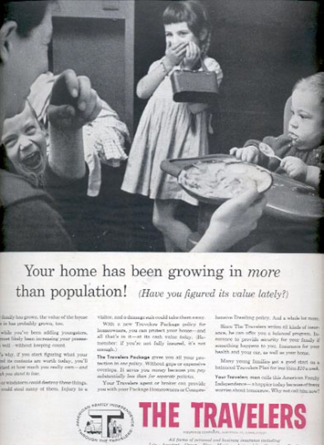 1957 The Travelers Insurance Companies ad (# 4975)