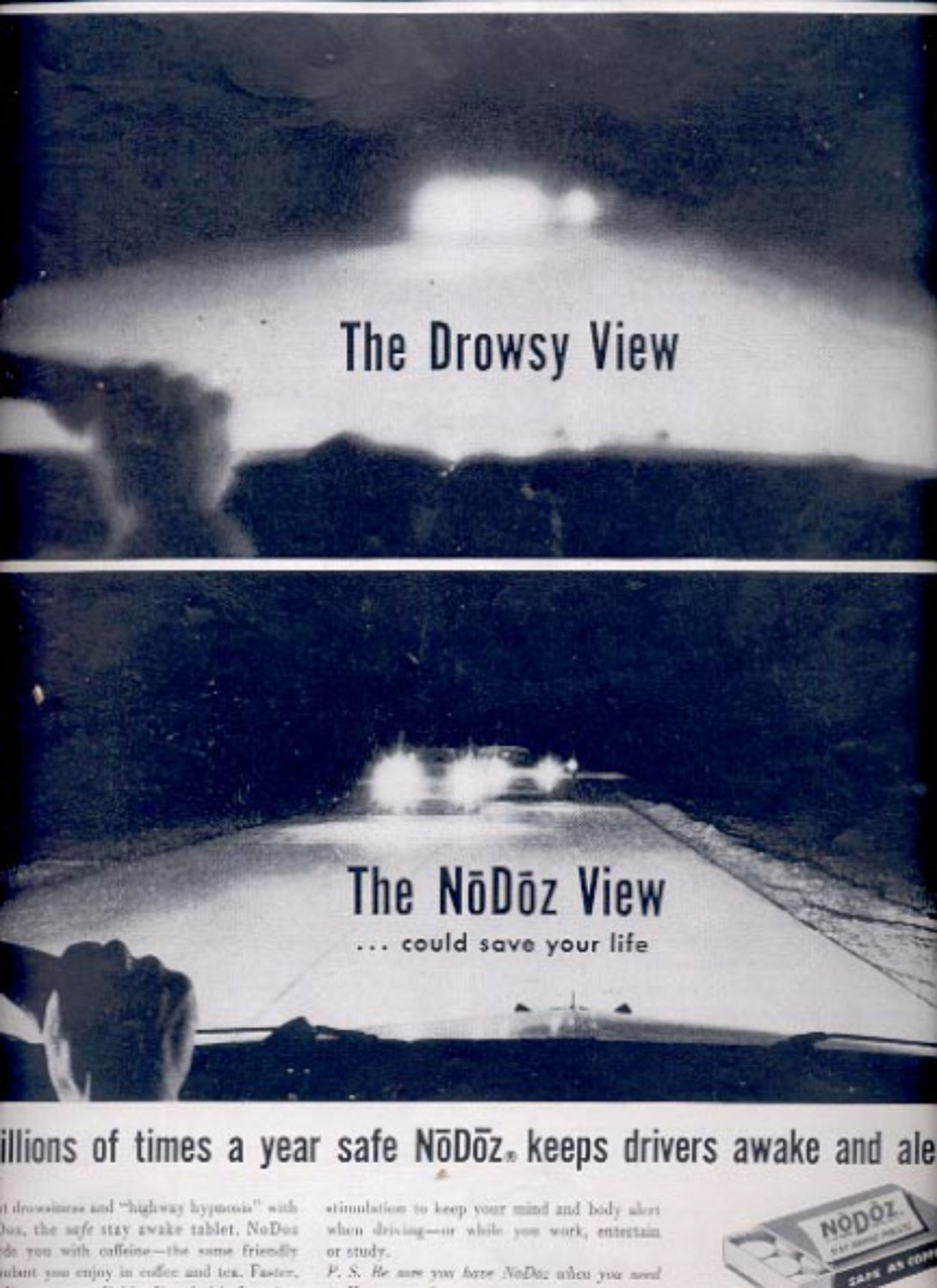1959 No Doz stay awake tablets ad (#5557)