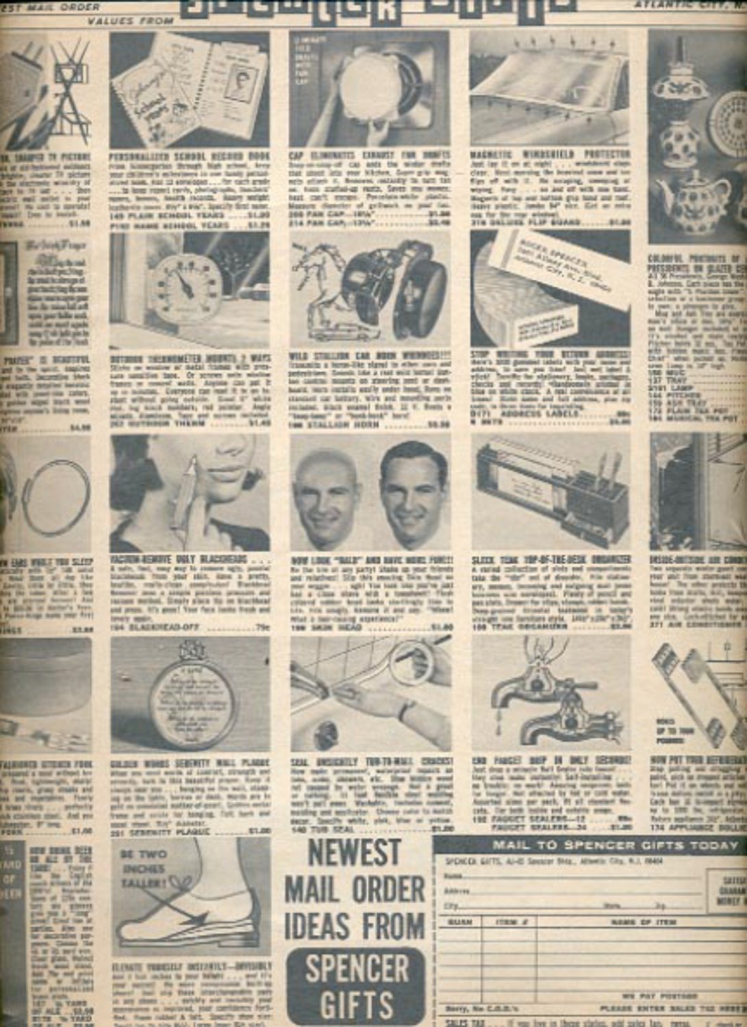 1966 Spencer Gifts, Inc. ad (#5513)
