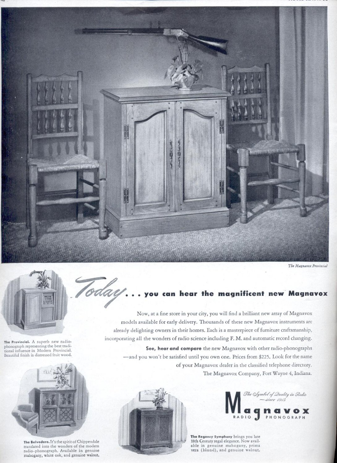 Jan. 1947 Magnavox Radio Phonograph ad (#132)
