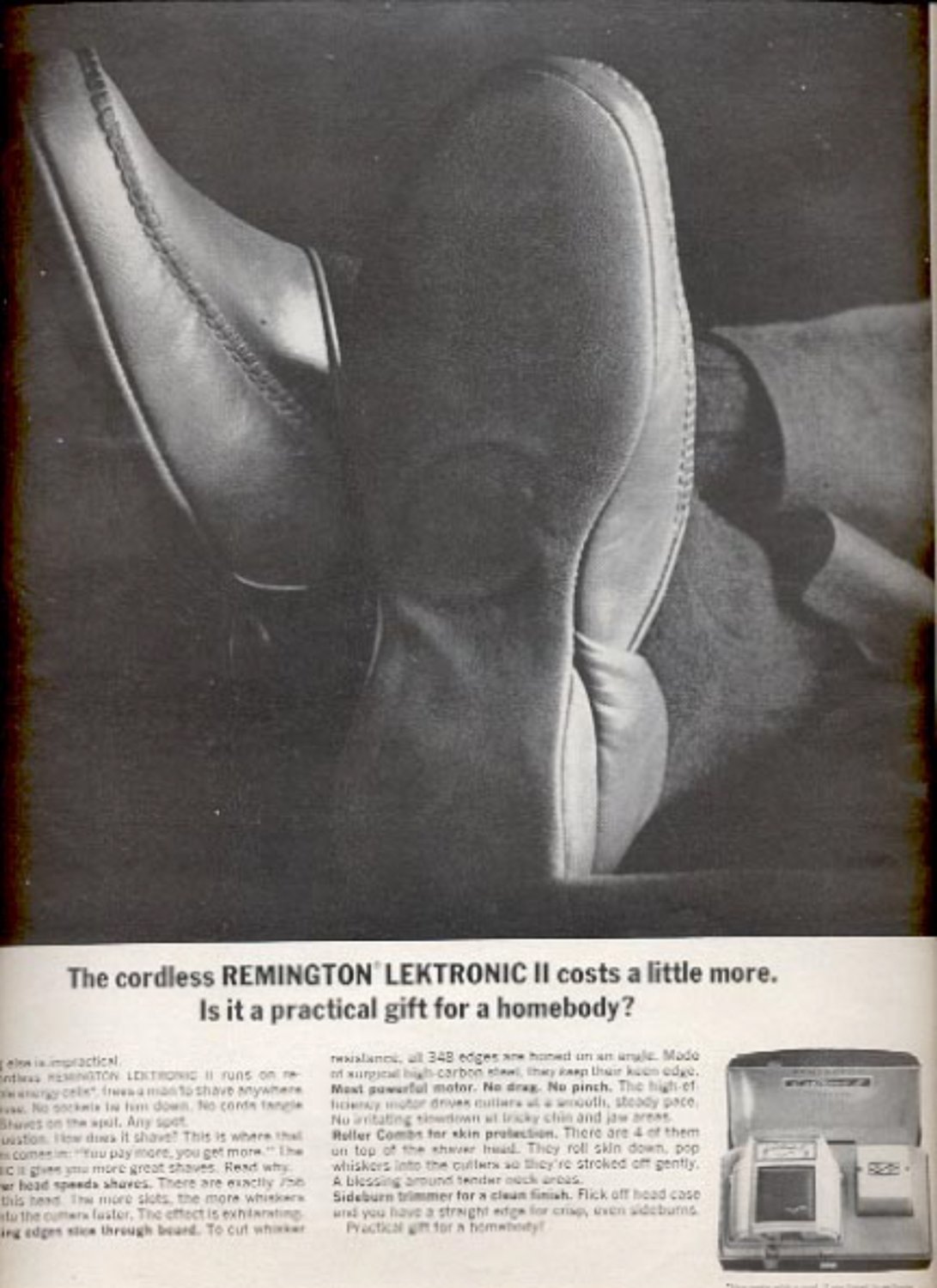 1964 Remington Lektronic II shaver ad (#5389)