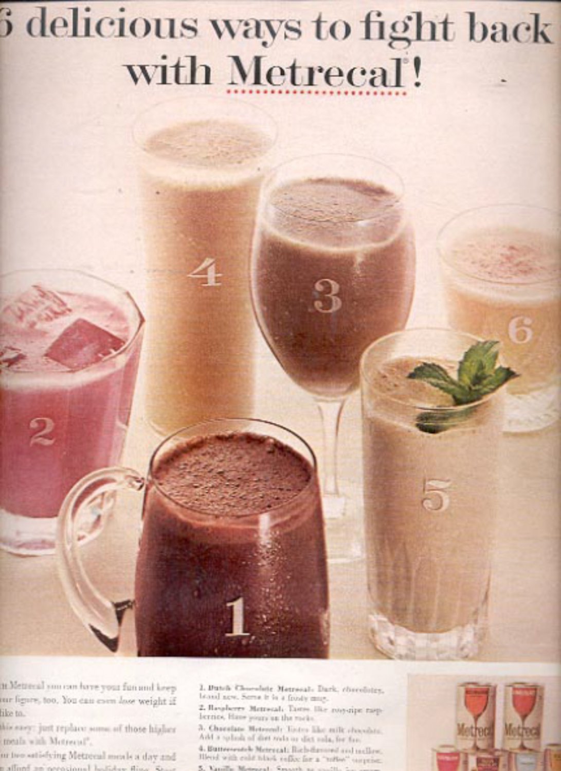 1964 Metrecal meals ad (#5463)
