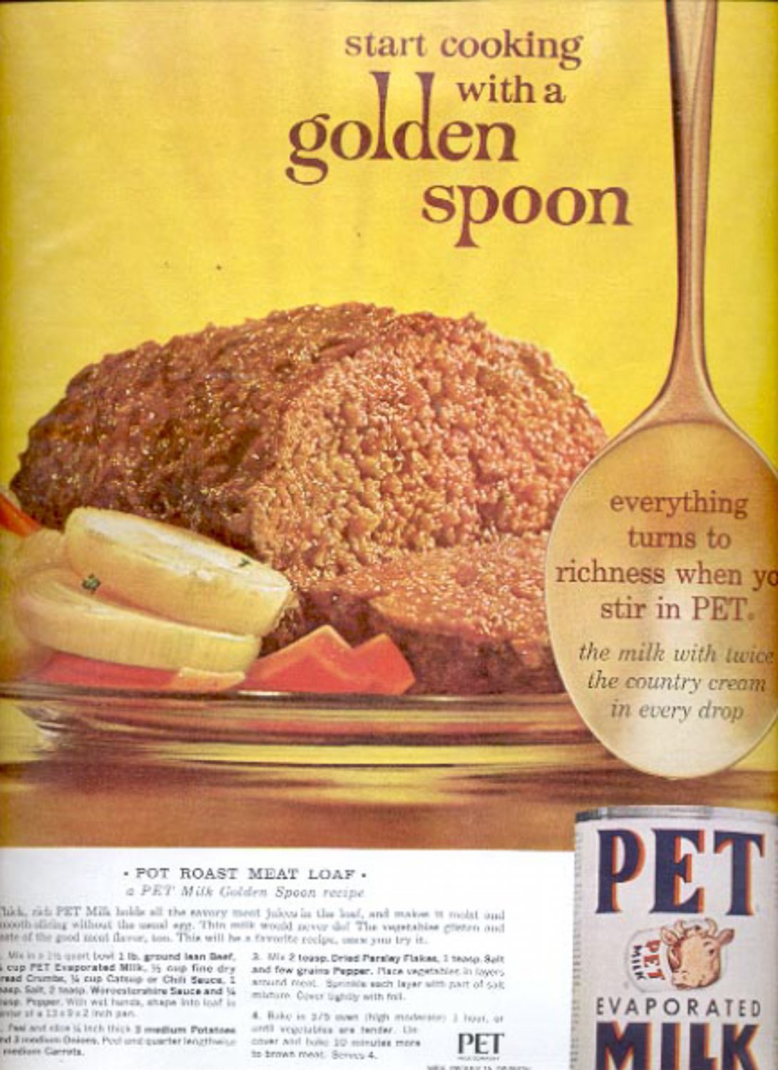 1963 Pet Evaporated Milk ad (#5398)