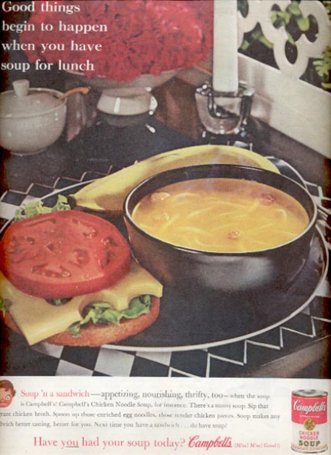 1961 Campbell's soup company ad (#5383)