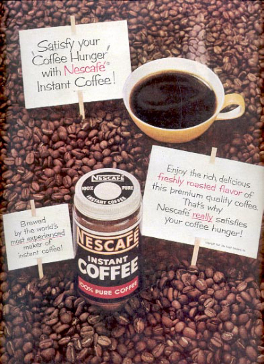 1957 Nescafe Instant Coffee ad (# 4939)