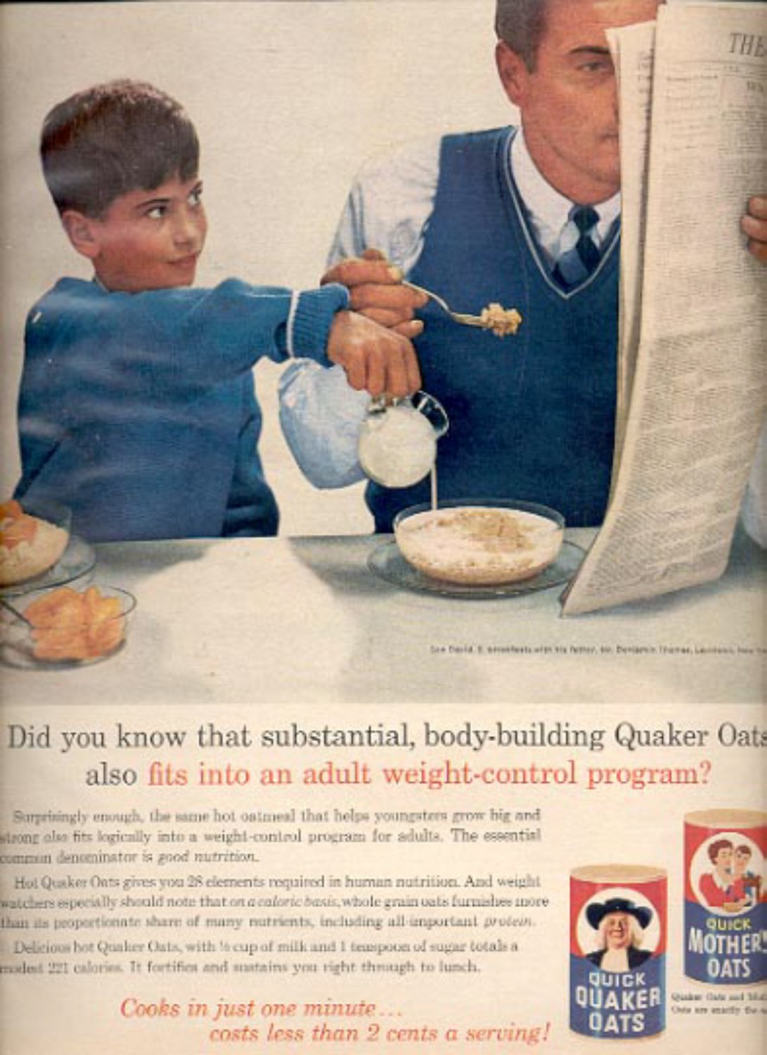 1964 Quaker Oats ad (# 4898)
