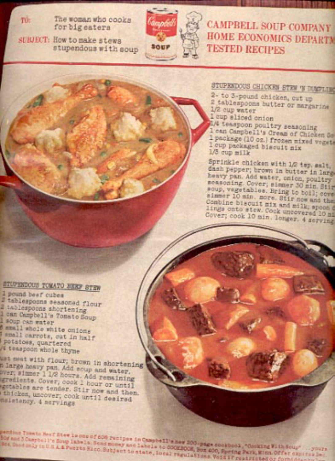 1964 Campbell's Soup ad (# 4885)