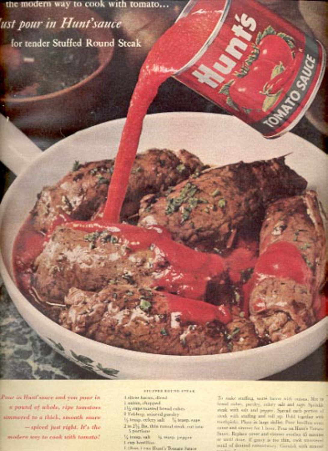 1964 Hunt's Tomato Sauce ad (# 4881)
