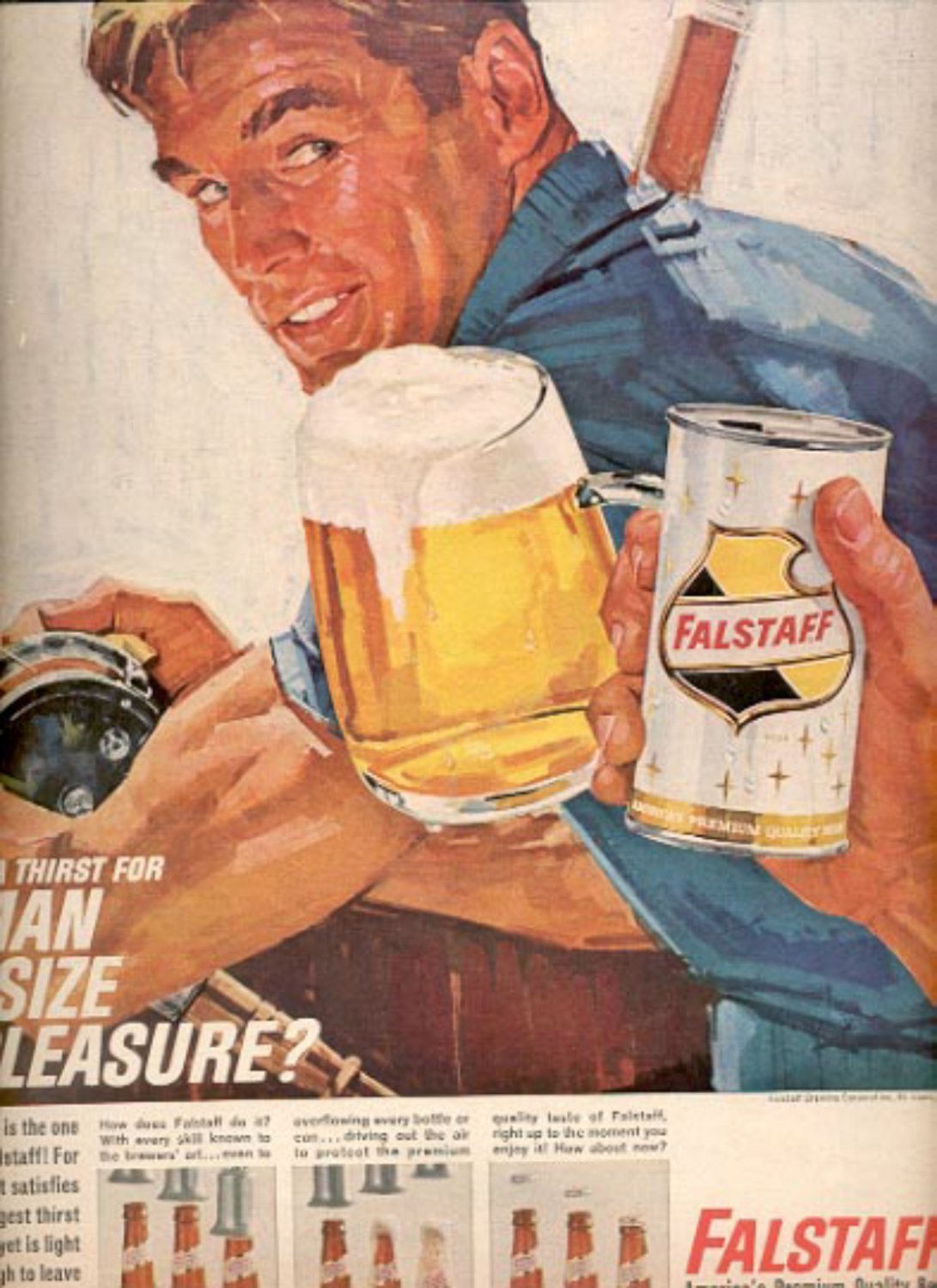 1964 Falstaff Beer ad (# 4846)
