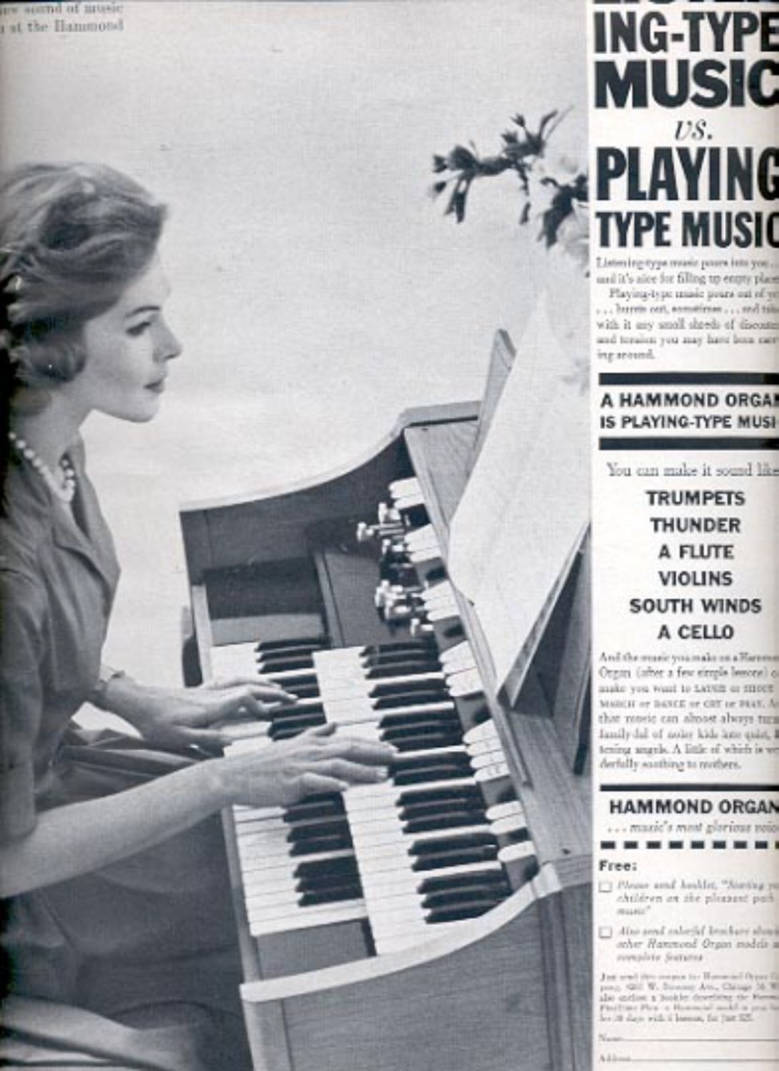 1964 Hammond Organ ad (# 4873)