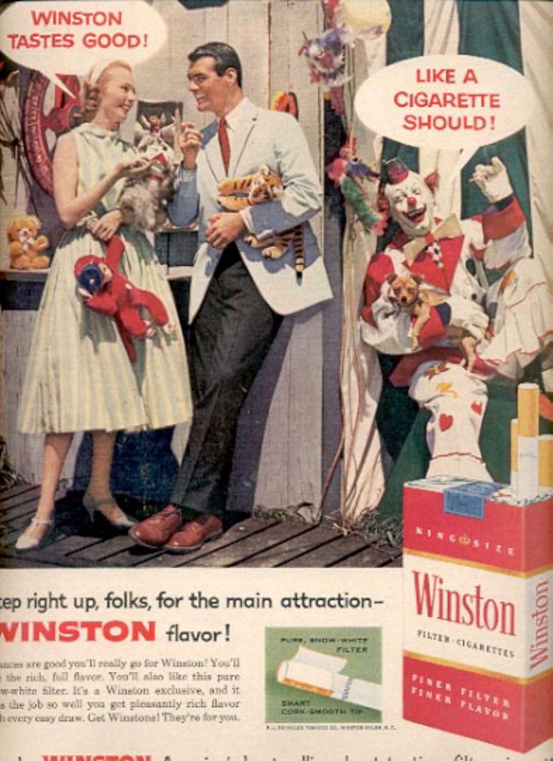 1957 Winston Cigarettes ad (# 4919)