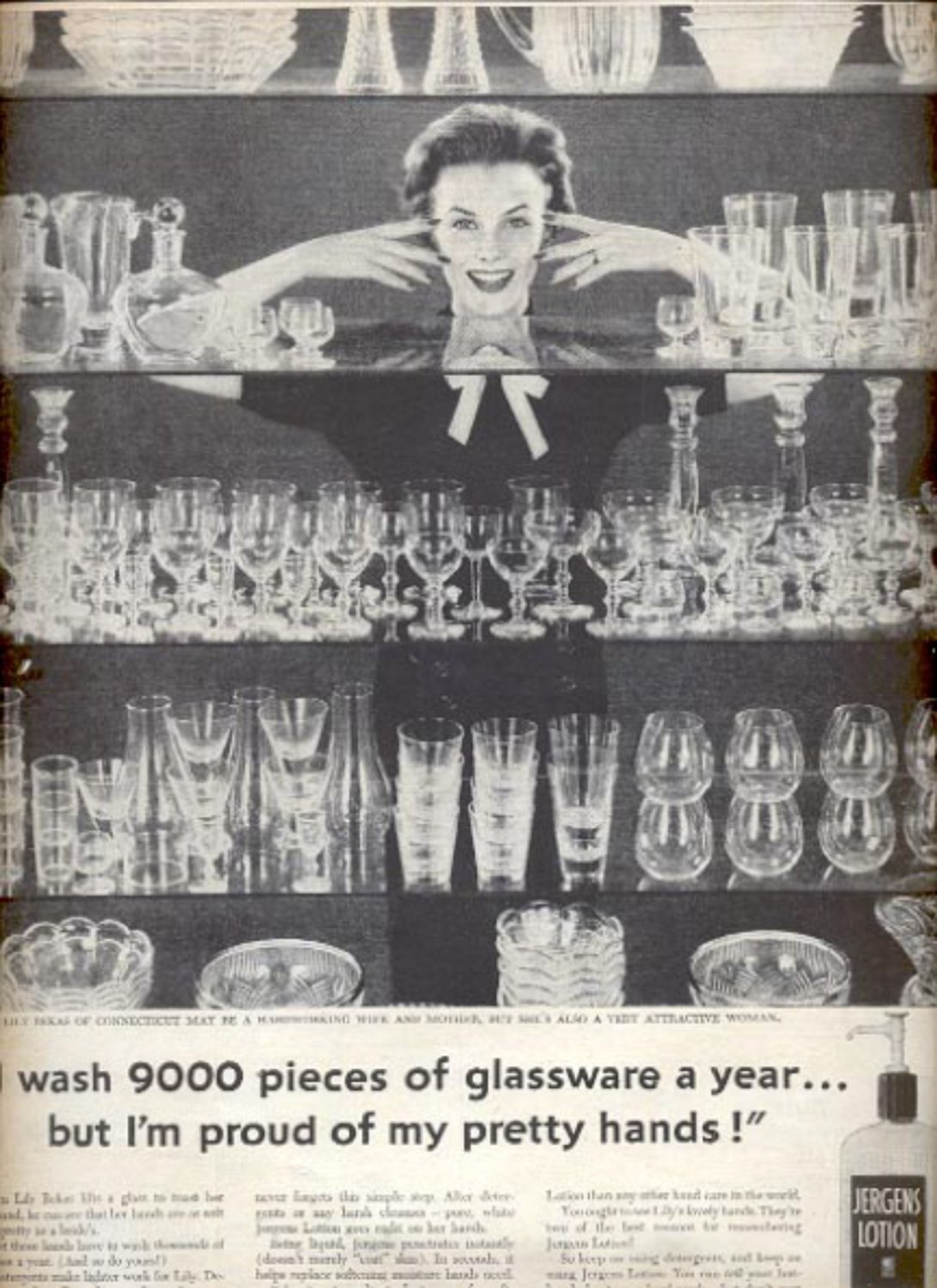 1953 Jergens Lotion ad (#5582)