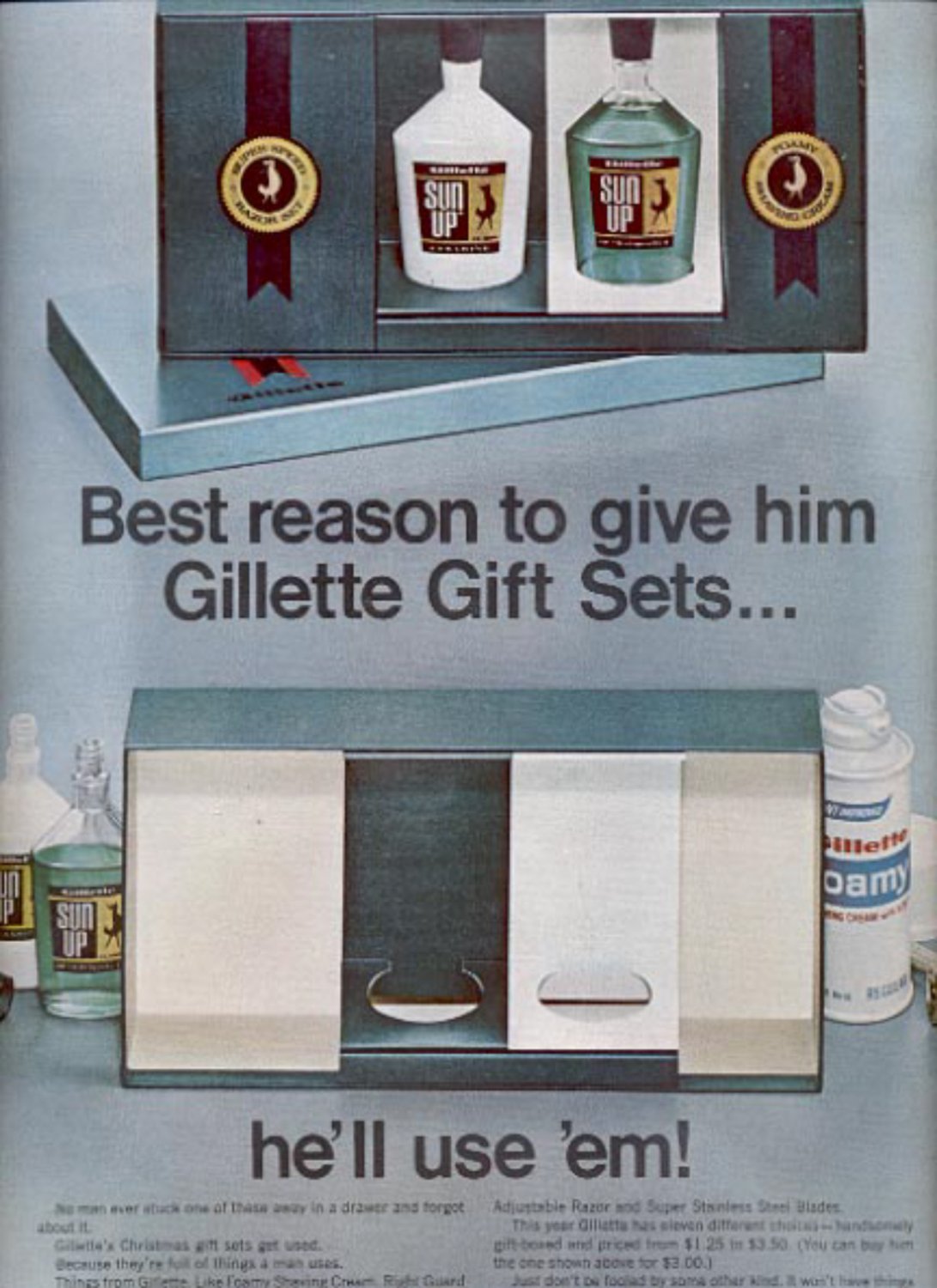 1967 Gillette Gift Sets ad (#5447)