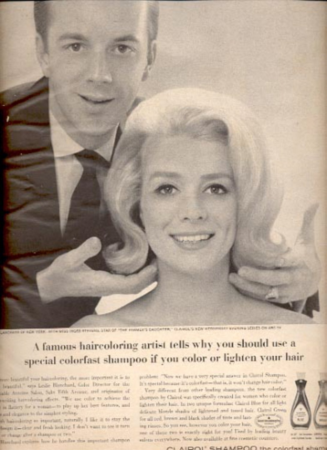 1964 Clairol Shampoo ad (# 4860)