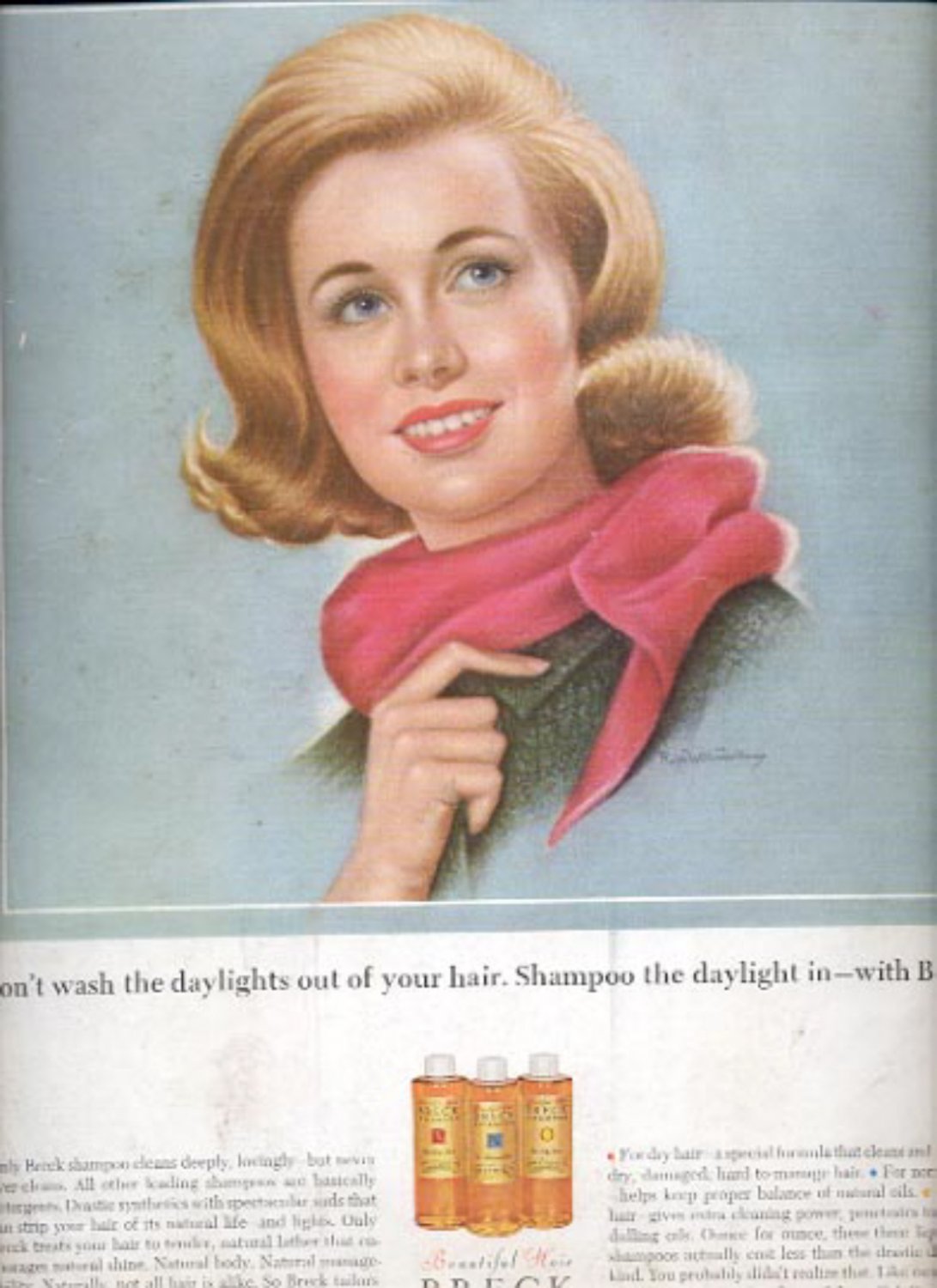 1964 Breck Shampoo ad (# 4859)