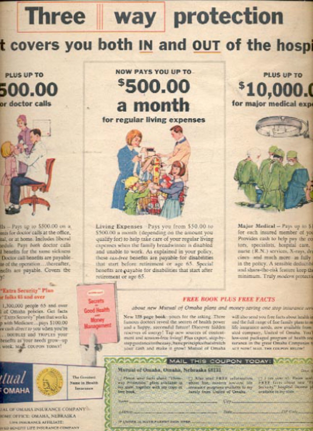 1966 Mutual of Omaha Insurance Company ad (#5512)