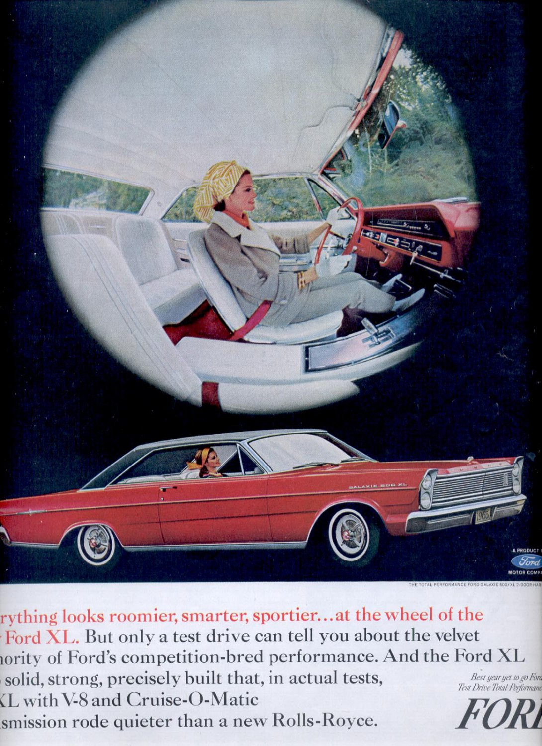 March 27, 1965- Ford XL ad (# 2841)