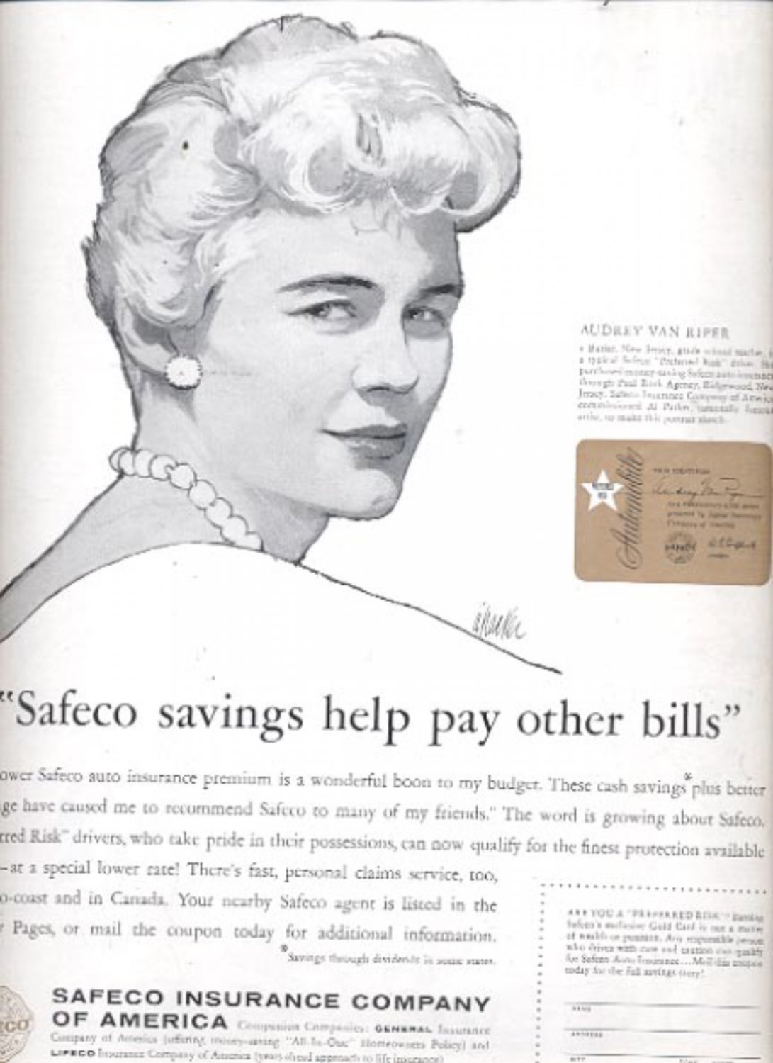 1960 Safeco Insurance Company of America ad (#5476)
