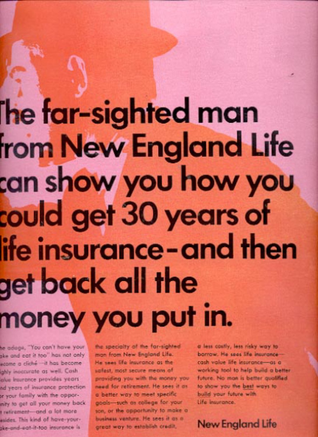1967 New England Life Insurance Company ad (#5448)