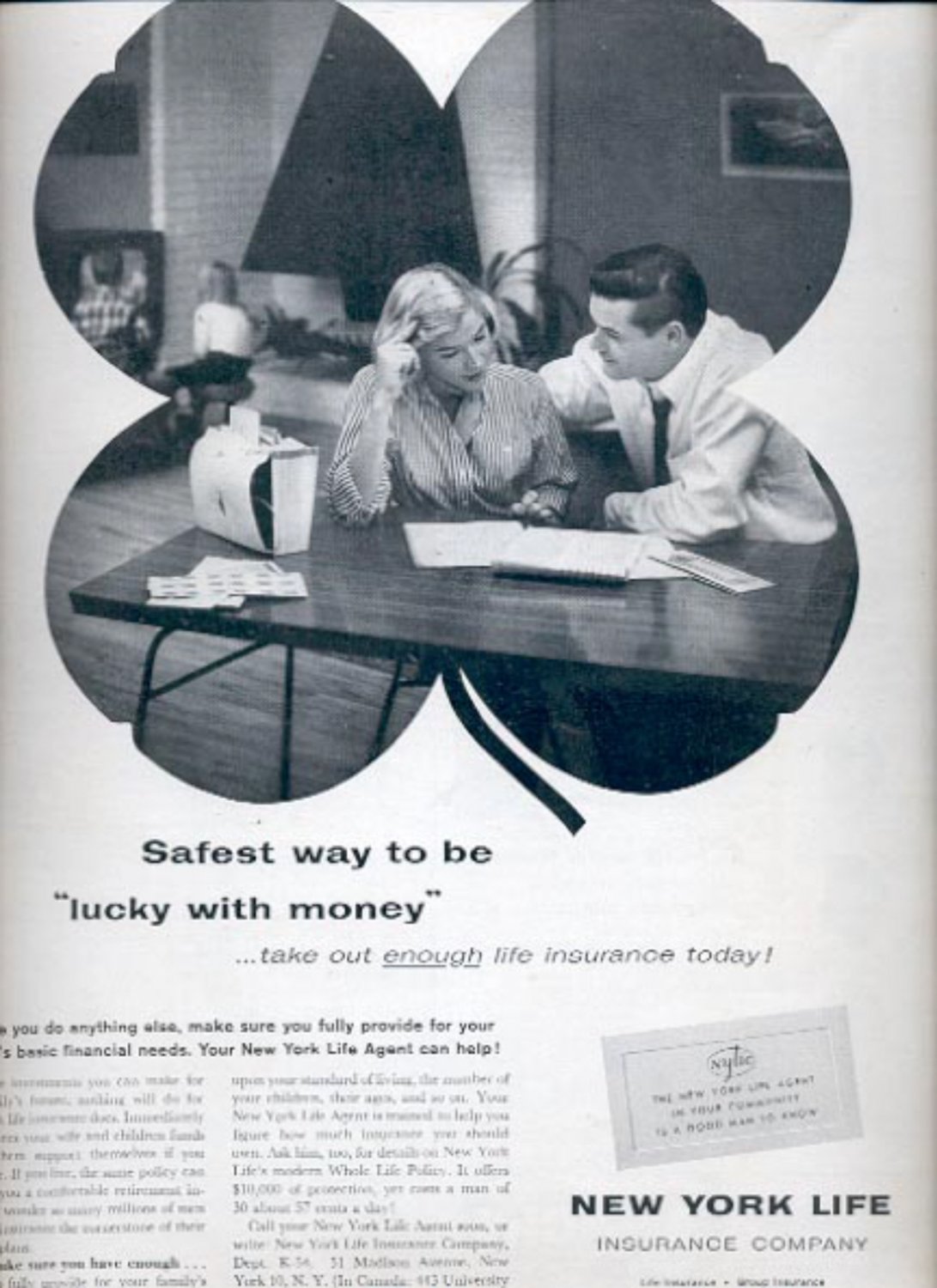 1960 New York Life Insurance Company ad (#5419)