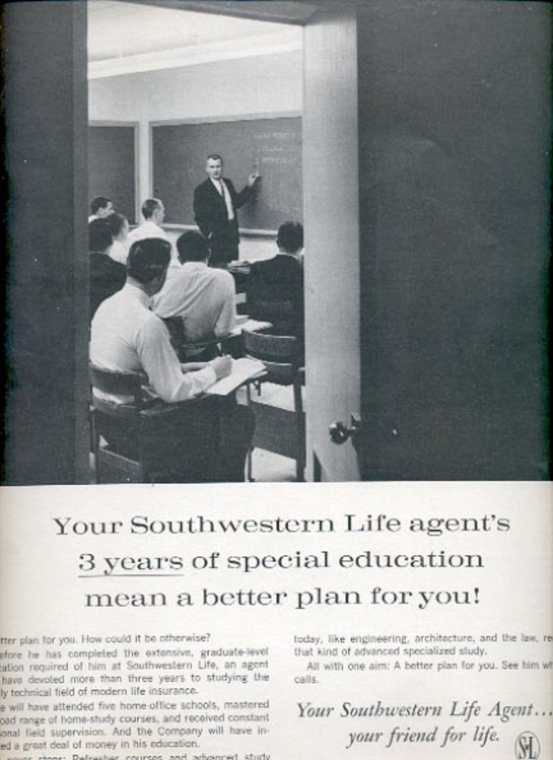 1964 Southern Life Insurance Company ad (#5405)