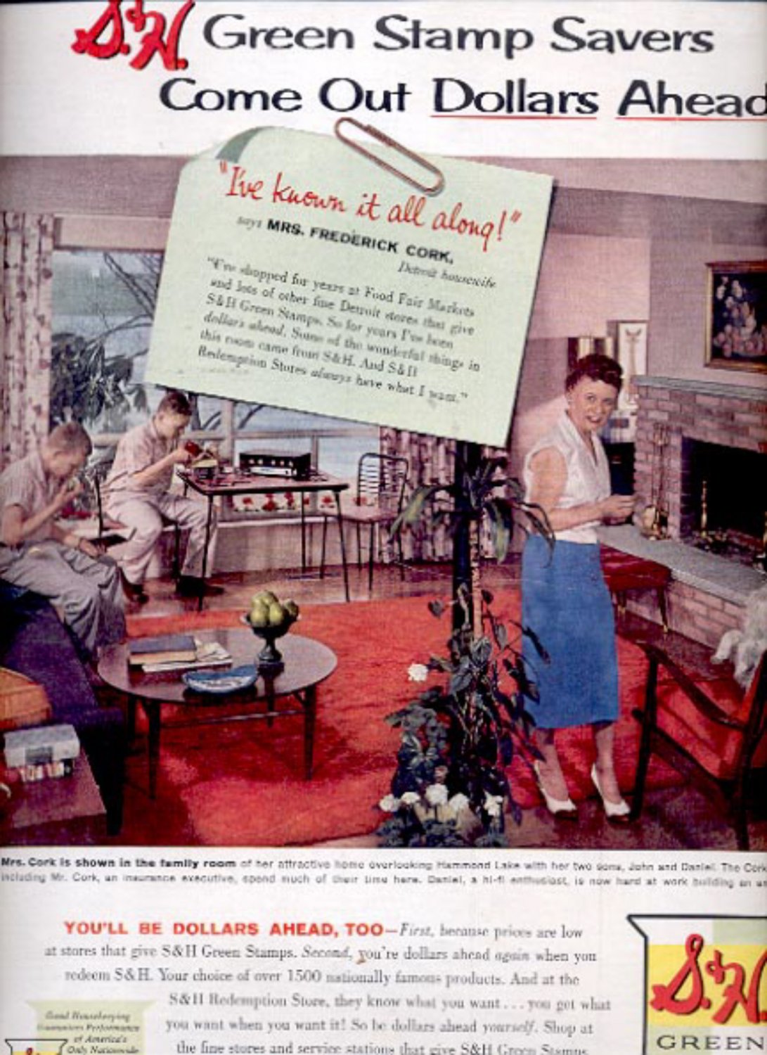 1959 S & H Green Stamps ad (#5548)