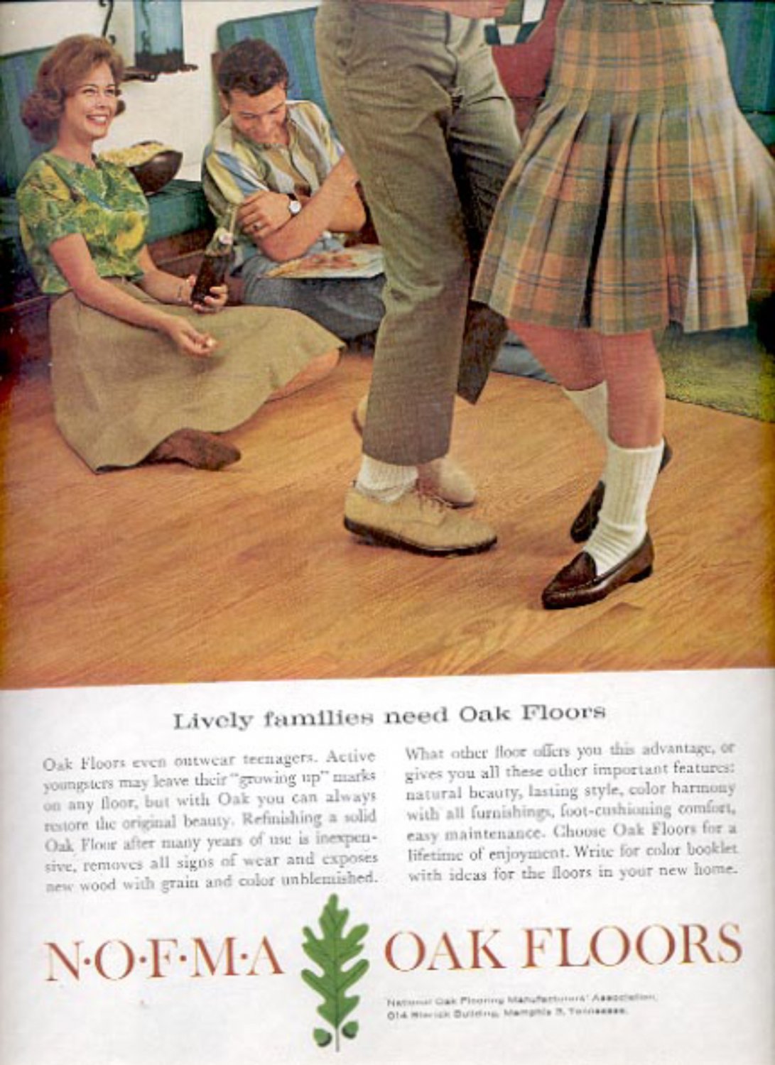 1963 N-O-F-M-A Oak Floors ad (#5378)